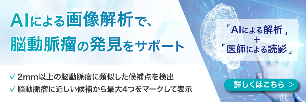 AI画像診断「EIRL Brain Aneurysm」